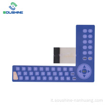 Interruttore a membrana a matrice di tastiere multiple blu passo 2,54